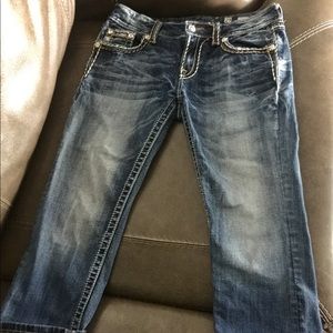 Miss Me Signature Cuffed Capri